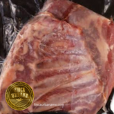 Carne de cerdo negro pelón mexicano orgánico Costilla cargada (1 kg)